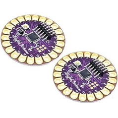 TECNOIOT 2 x Lilypad 328 Main Board ATmega328P ATmega328 16M | 2 x Lilypad 328 Motherboard ATmega328P ATmega328 16M