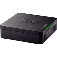Cisco Systems ATA 192 - VoIP Telephone Ports (SIP, TCP, UDP, RTP, HTTP, ARP, RTCP, ICMP, LLDP, SNMPv3, AES,HTTPS,SSH, 100 x 100 x 28 mm, 132.1 g)