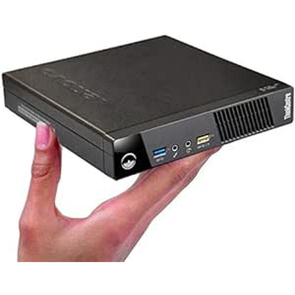 Lenovo Ultra Mini PC M73 Tiny USFF i3-4130T RAM 8GB cietais disks 250GB Windows 10 WiFi (atjaunots)