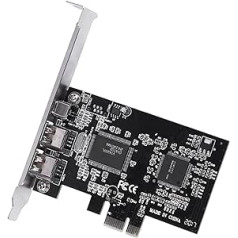 Firewire PCI Express karte, PCI-E PCI Express FireWire 1394a IEEE 1394 kontroliera karte ar FireWire kabeli PCI Firewire adapteris IEEE 1394 PCI kontrollera karte galddatoram