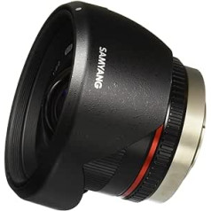 Samyang SY12M-MFT-BK 12mm F2.0 īpaši plata leņķa fiksēts objektīvs Olympus/Panasonic Micro 4/3 kamerām, melns