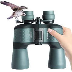 10-30x50 Zoom Binoculars, HD Professional Waterproof Binoculars for Adults, Durable and Clear FMC-BAK4 Prism Lenses, Birds Adjusting Hunting, Travellers, Outdoor Sports and Concerts