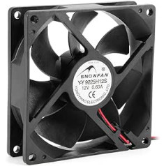 sourcingmap yy8025h24b DC 24V 0.14A 80x80x25mm Case Fan Silent Fan for Computer Case