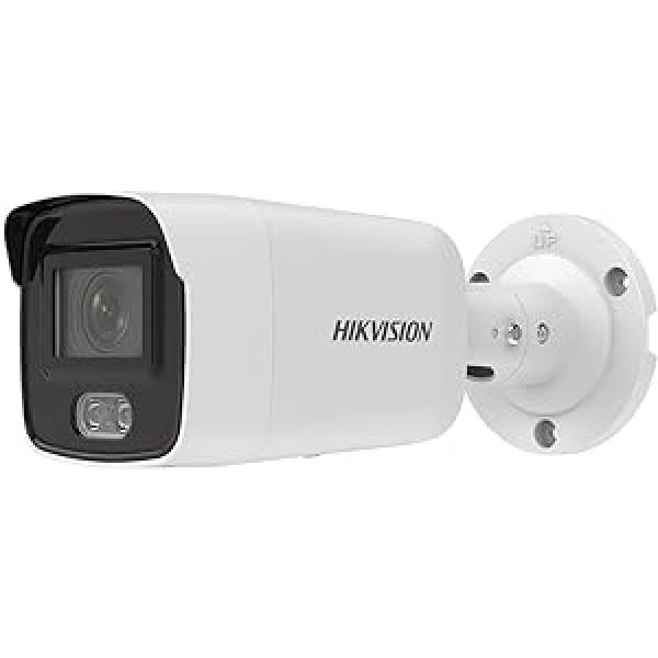 Hikvision DS-2CD2047G2-L (2,8 mm) ložu novērošanas kamera ar 4 megapikseļiem, profesionāla novērošanas kamera, ColorVu kamera ar krāsainu attēlu naktī baltā gaismā