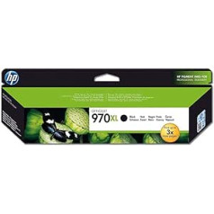 HP 970XL (CN625AE) Schwarz Original Druckerpatrone, ar augstāku Reichweite für HP Officejet Pro X451dn, X451dw, X551dw, X476dn, X476dw, X576dw