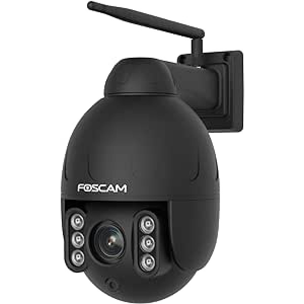 Foscam IP Kamera SD4 4MP Audio Zoomx4 ONVIF Cilvēka noteikšana melns