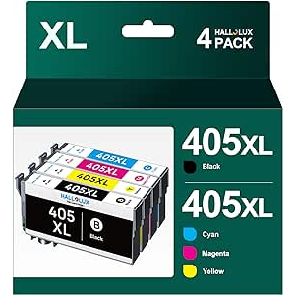 405XL Ink Compatible with Epson 405XL Printer Cartridges for Epson Workforce Pro WF-3820DWF WF-3825DWF WF-4820DWF WF-4825DWF WF-4830DTWF WF-7830DTWF WF-7835DTWF WF-7840DTWF