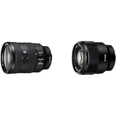 Sony FE 24-105mm f/4G OSS | Pilns kadrs, standarta tālummaiņas objektīvs (SEL24105G) un SEL-85F18 portreta objektīvs