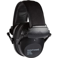 NUM'AXES Acoustic Electronic Earmuffs CAS1034 Black, NGCASELE003, Black