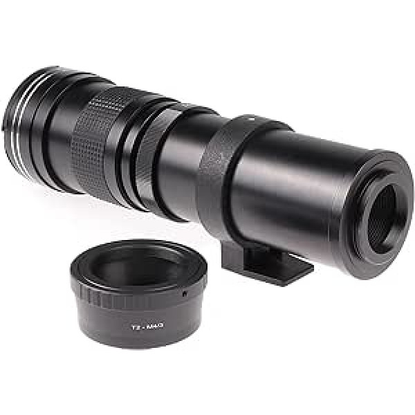 Hersmay 420-800mm F/8.3-16 telefoto tālummaiņas objektīvs manuālā fokusa super telefoto objektīva AF stiprinājums, kas paredzēts Sony A900 A850 A700 A580 A550 A560 A500 A450 A380 A350 A290 A230 A100 A75 A75 A36