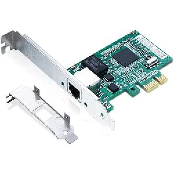 1,25 G Gigabitu Ethernet tīkla karte ar Broadcom BCM5751 kontrolieri — 10/100/1000 Mbps Ethernet tīkla adapteri (NIC) ir savietojams ar BCM5751-T1, vienu RJ45 vara portu, PCI-Express 2.1 X1