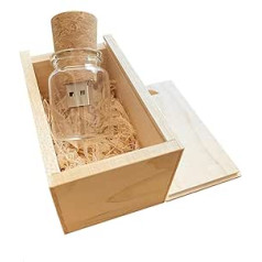 BEIJIGUANG USB Flash Drive Drift Bottle U Disk with Maple Box (3.0/32GB)