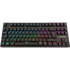 LC-Power Keyboard LC-KEY-MECH-2-RGB-CW WL, melna