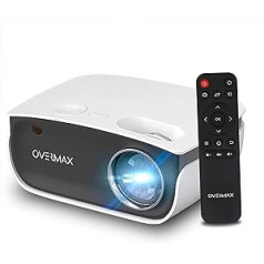 Overmax Multipic Full HD projektors, LED projektors, attēla izmērs no 35 līdz 120 collām, tālvadības pults, mājas kinozāles projektors, mājas kinozāle, projektors ar skaļruni