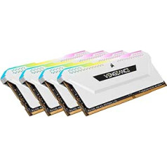 Corsair VENGEANCE RGB PRO SL 32GB (4x8GB) DDR4 3200 (PC4-25600) C16 1.35V – balta