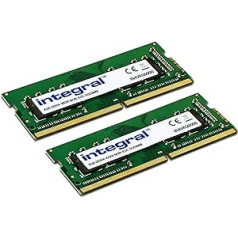 Integrēts 16 GB komplekts (2 x 8 GB) DDR4 RAM 2400 MHz SODIMM klēpjdatora/piezīmjdatora PC4-19200 atmiņa