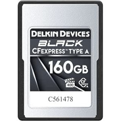 Delkin CFexpress 160GB Black Type A atmiņas karte