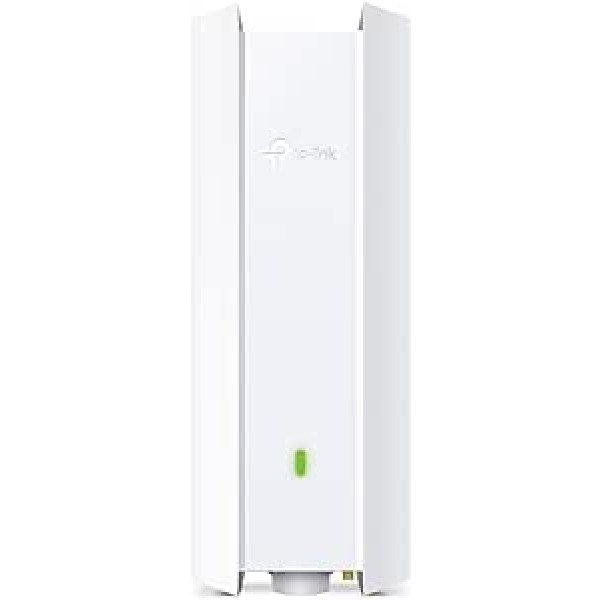 TP-Link EAP610-Outdoor AX1800 Gigabit Dual-Band WiFi 6 WLAN piekļuves punkts (Dual Band 1775 Mbit/s, Omada SDN, Central Management, 1 Gigabit Port, IP67, Seamless WLAN Roaming, PoE Powered) Balts