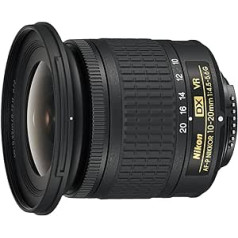 Nikon AF-P DX 10–20 mm f/4,5–5,6 G VR objektīvs, melns [NITAL karte: 4 gadu garantija]