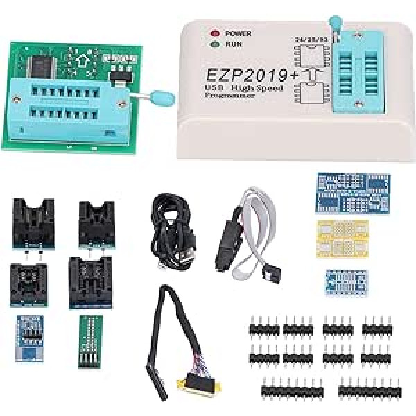 USB SPI programmētājs EZP2019 programmētāja komplekts EPROM Flash 24 25 93 BIOS shēmas plates programmētājs ar USB 2.0 portu priekš WIN7/WIN8