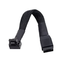 chenyang ATX3.0 PCI-E 5.0 12VHPWR Power Modular Cable Male to Female 90 Degree UP Angled Extension Cable