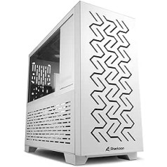 Sharkoon MS-Z1000 White, Micro-ATX PC Case, White