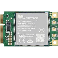 Waveshare SIM7600G-H-PCIE SIMCom oriģinālais 4G LTE Cat-4 moduļa atbalsts globālā pārklājuma GNSS/LTE-TDD/LTE-FDD/HSPA+/GSM/GPRS/Edge ar Mini-PCIe savienotāju