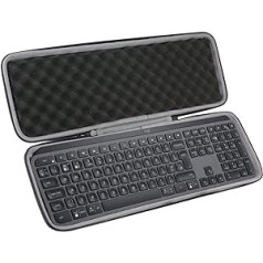 „co2CREA Case“ kietas kelioninis apsauginis dėklas, skirtas „Logitech MX Keys“ / „MX Keys“ S/MX Keys Plus pažangiajai belaidei klaviatūrai (tik dėklas, klaviatūra neįtraukta)