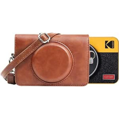 MUZIRI KINOKOO Camera Case Compatible with Kodak Photo Printer Protective Case Brown, brown, photo printer case