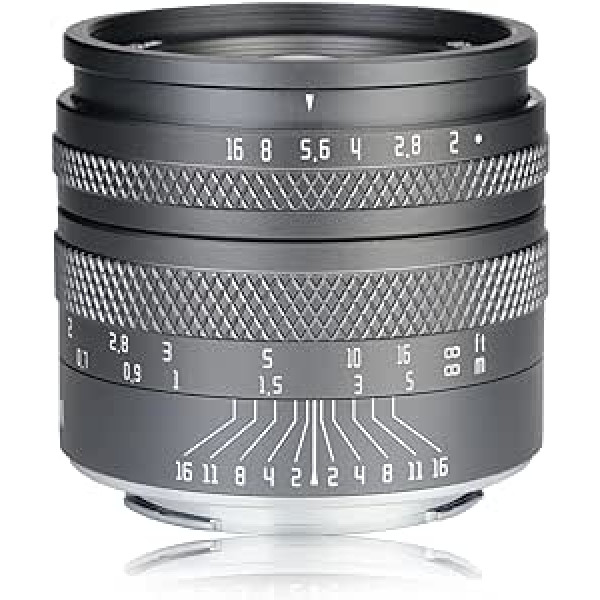 AstrHori 50 mm F2.0 lielas apertūras pilna kadra objektīvs ar manuāli fiksētu fokusa attālumu ar izplūšanas efektu un filtra slotu, kas ir savietojams ar Nikon Z-Mount spoguļkameru Z50, ZFC, Z5, Z6, Z6Ⅱ, Z7, Z7Ⅱ, Z9 utt.