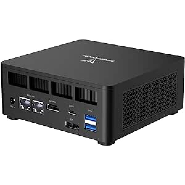 MINIS FORUM UM690 Pro Mini dators, AMD Ryzen 9 6900HX procesors, 8C/16T, BIS līdz 4,9 GHz, AMD Radeon 680M grafika, 2× PCIe4.0 1TB SSD/32GB DDR5, HDMI/DP/USB4×2, R5JG45×2. 2, Wi-Fi 6E, BT 5.3, usb 3.2 × 4