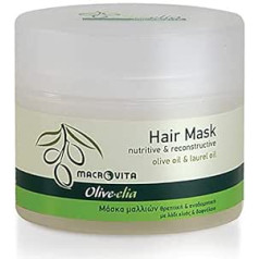 Olivelia Macrovita OLIVELIA Nutrition intensyvi atkuriamoji kaukė plaukams su organiniais komponentais 200 ml