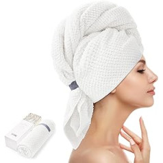 Yfong Quick Dry Wet Hair Turban Long Biezi cirtaini Matu Turbāns