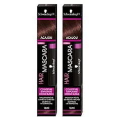 Schwarzkopf - Matu skropstu tuša - Matu krāsa/Pagaidu saknes - Sarkankoks 32ml - Iepakojumā 2