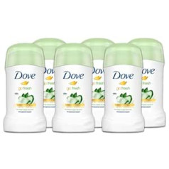 Dove 6 x Dove Anti-perspirant Deostick 40ml Go Fresh Cucumber & Green Tea