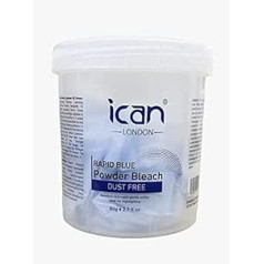 Ican London Profesionāls Salon Formula Fast Blue Bleach Powder 80g