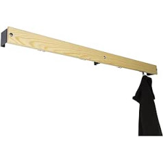 Painted Wooden Hookboard With 4 Double Hooks, length 150 mm