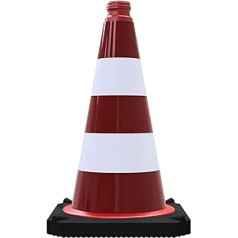 Traffic Cone BA St. Išbandyta pagal TL Fully Reflective, 1 tipo plėvelė – aukštis: 750 mm – raudona / balta
