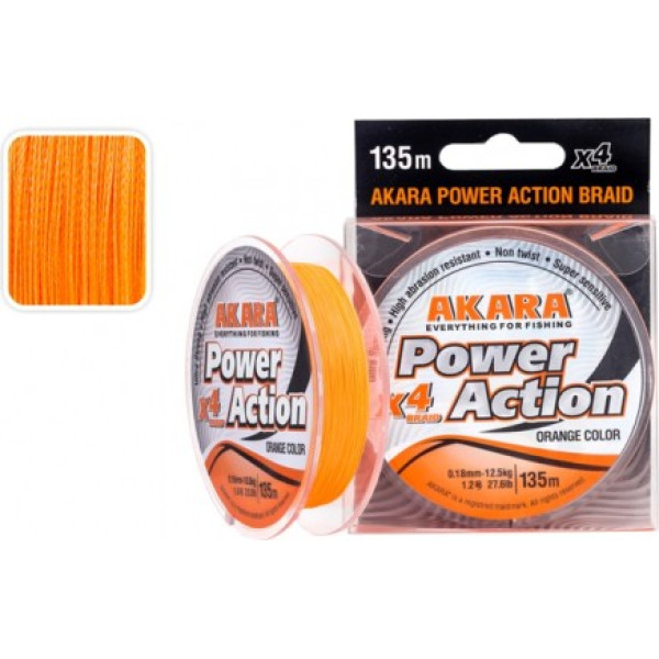 Aukla AKARA «Power Action X-4 Orange 135»