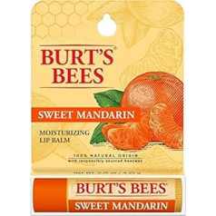 Burt's Bees Burts Bees Sweet Mandarin drėkinamasis lūpų balzamas, skirtas unisex 0,15 uncijos lūpų balzamas