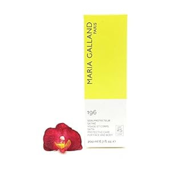 Maria Galland 196 Satin Face and Body Protectant SPF 25 Sunscreen Face & Body, 200 ml