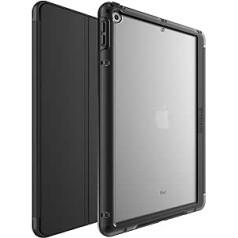 OtterBox Symmetry Folio, nokrītošs folijas futrālis ar iebūvētu pildspalvas turētāju Apple iPad 10,2 collu (7. Gen 2019 / 8th Gen 2020) - melns (bez mazumtirdzniecības iepakojuma)