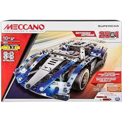 Meccano MECCANO 25 modeļu komplekts Rennwagen - Konstruktionsspielzeug - Modellbau - Bauen mit Werkzeug