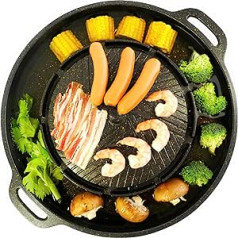 TomYang BBQ Camping Pan — oriģinālais taju grils un karstais katls, korejiešu grils, Mookata Thai Hot Pot