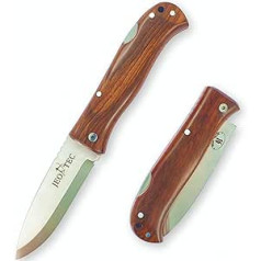 JEO-TEC Nº16 kišeninis peilis Bushcraft Survival sulankstomas peilis, medžioklės peilis, lauko peilis - plieninis Sandvik 14C28N Scandi - žvejybos reikmenys, medžioklės, stovyklavimo ir žygių peilis