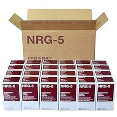 Notverpflegung, Krisennahrung, NRG - 5, 1 cardboard box with 24 Packs of 500 g (9 tabs)