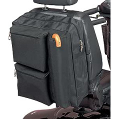 Homecraft Deluxe skrejriteņa soma, kabatas ar rāvējslēdzēju polsterētai uzglabāšanai, ūdensnecaurlaidīgs poliesters, kruķu un spieķu glabātuve (Apvienotajā Karalistē var saņemt PVN atvieglojumus)