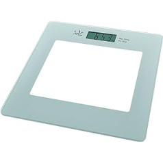 JATA 290 elektroniskie personīgie svari, kvadrātveida sudrabs — personīgie svari (LCD, sudraba, CR2032, litija)