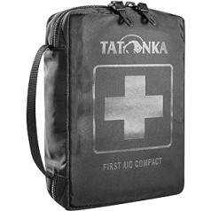 Tatonka pirmās palīdzības komplekts Compact - Erste Hilfe Set mit umfangreichem Inhalt - U. a. Rettungsdecke, Checkliste und Spickzettel für die Erstversorgung - Für Outdoor, Wandern, Trekking - 18 x 12,5 x 5,5 cm