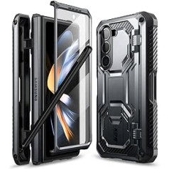 Чехол i-Blason Armorbox для Samsung Galaxy Z Fold 5 5G (2023) с держателем для ручки и подставкой. Чехол-бампер. Прочный чехол для мобильного телефона. Защитный че